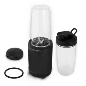 Блендер Esperanza EKM029 Nutri Shot, 700W, 800мл, Стоманен нож с 6 остриета, 2 кани, 2 капака, Черен, (9999EKM029)