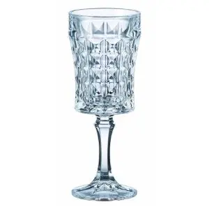 Комплект чаши за вино Bohemia Diamond Wine, 6 бр, 200 мл, Кристалит