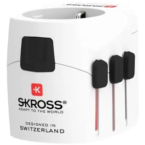 Адаптер SKROSS PRO Light, 2 x USB-A, World, Бял, (35935794)