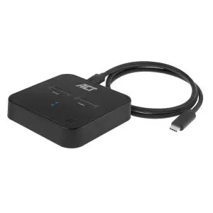 Двойна SSD докинг станция, ACT M.2 NVMe/PCIe за клониране, USB-C 3.2 Gen2, 10 Gbps, (35938930)