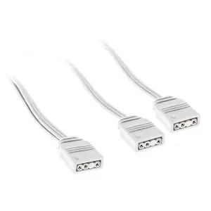 Кабел Kolink ARGB 1-2 Сплитер - 30 cm Бял, (35940200)