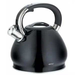 Чайник Kinghoff KH 1221, 3.4 л, Свирещ, Индукция, Черен, (9999KH1221)