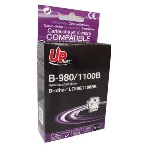 Мастилница UPRINT LC980/1100 BROTHER, Черен, (35932427)