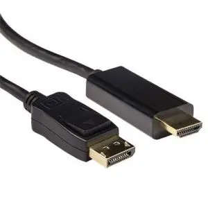 Кабел ACT AK3991, DisplayPort мъжко - HDMI-A мъжко, 3 м, Черен, булк опаковка, (35934017)