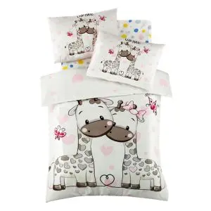 Детски спален комплект Patik 170PTK2011, Памук, Ranforce, 4 части, Плик 100х150см, Чаршаф 100х150см, 2 Калъфки, Многоцветен, (170PTK2011)