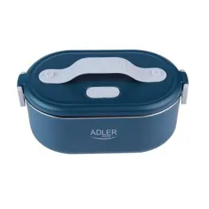 Електрическа кутия за обяд Adler AD 4505, 800 ml, До 70C, Стоманен съд за храна, Син, (17718)