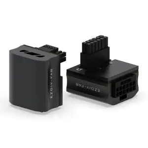 EZDIY-FAB адаптер за видеокарта 12VHPWR 600W - RVS 90° Black, (35938909)