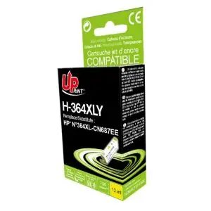 Мастилница UPRINT CN687 HP No364XL, Yellow, (35932445)