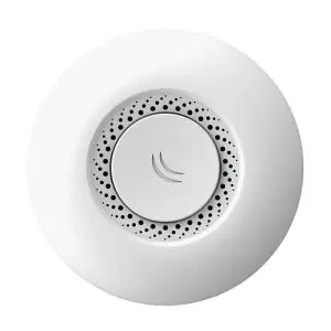 Безжичен Access Point MikroTik RBcAP2nD, за таван, 64MB RAM, 1xLAN 10/100, 2.4Ghz 802.11b/g/n, 2x int.antenna 2Dbi, RouterOS, (35933331)