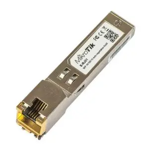 Мрежов комутационен модул Mikrotik S-RJ01, 1.25Gbps, (35936587)