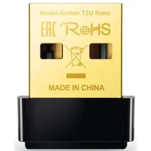 Безжичен адаптер TP-LINK Archer T2U Nano, Dual band, USB, (35937587)