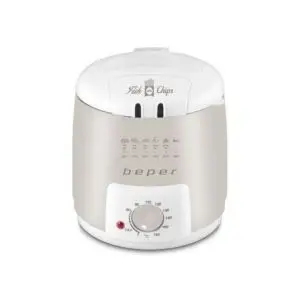 Фритюрник Beper BC.360, 840W, 1 л, Бял, (15153)