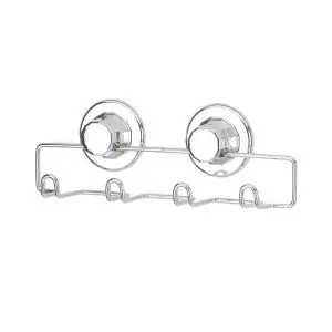 Закачалка за баня TEKNO TEL TR DM 244, Вакуум, Хром