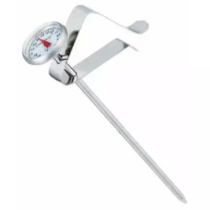 Кухненски термометър Kinghoff KH 3696, 14 см, Щипка за закрепване, -20 до 100C, Инокс, (14527)
