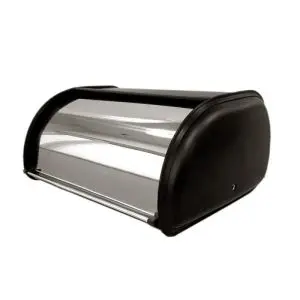 Кутия за хляб Rosberg R51225BS, 34х23, Стомана, Черен/Сребрист, (55R51225BS)