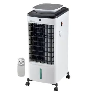 Мобилен охладител и отоплител 4в1 Homa HMCH-8419R, Отопление 1000/2000W, Охлаждане 65W, 3 скорости, Таймер, 4l, Дистанционно, Бял, (15644)