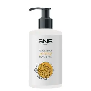 Пилинг за ръце и тяло SNB Мед и мляко, 250 мл, MPSH20, (35924006)