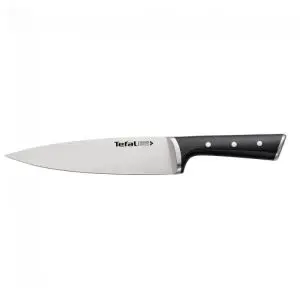 Нож на главния готвач Tefal K2320214 Ingenio Ice Force, 20 см, Неръждаема стомана, Сребрист/Черен, (99K2320214)