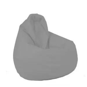 Калъф за пуф круша, 220л., Nirvana Hobbit - Panama Grey, (Не съдържа пълнеж), водоустойчив, 8687
