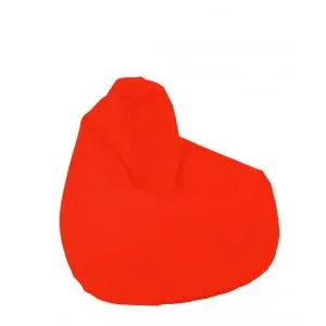 Калъф за пуф круша, 160л., Nirvana Light - Teteron orange neon, (Не съдържа пълнеж), за открито, 8806