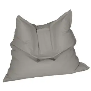 Пуф, Голяма възглавница, 350л., Magic Pillow - Teteron Grey, Перящ се калъф, За открито, Пълнеж от Полистиролни перли, 8292
