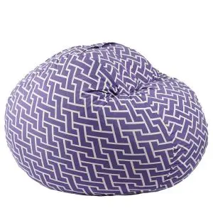Барбарон 400л. Matusalem, Zippity Purple, Перящ се калъф, Подходящ за деца, Пълнеж с микс от мемори пяна и дунапрен, Гама Premium, (PUF-M-M-PT-ZIP)