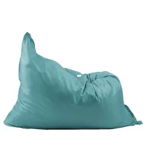 Пуф, 500л. Magic pillow XXL - Panama Turcoaz, Водоустойчив, Перящ се калъф, Пълнеж с микс от мемори пяна и дунапрен, 8239