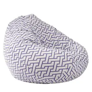 Пуф круша 520л., Nirvana Gigant, Zappity Purple, Перящ се калъф, Пълнеж от Полистиролни перли, Гама Premium, (PUF-G-NGG-PT-ZAP)