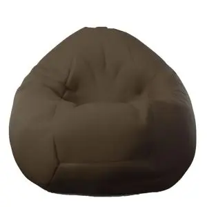 Пуф, круша, 520л., Nirvana Gigant - Chocolate, PU кожа, Пълнеж от Полистиролни перли, 8092