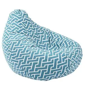Пуф круша 320л. Nirvana Grande, Zippity Turquoise, Перящ се калъф, Пълнеж от Полистиролни перли, Гама Premium, (PUF-G-NGR-PT-ZIT)