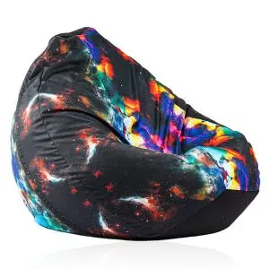 Пуф, круша, 320л., Nirvana Grande, Misty Lagoon, Водоустойчив, Перящ се калъф, Пълнеж от Полистиролни перли, принт, 8317