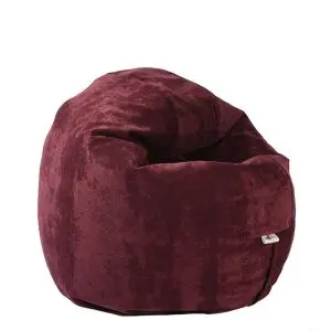 Пуф, за деца, 210л., Relaxo - Velvet Marshala, Перящ се калъф, Пълнеж от Полистиролни, Гама Premium