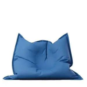 Пуф, Голяма възглавница, 350л., Magic Pillow - Blue, Еко кожа, Пълнеж от Полистиролни перли, (PUF-G-MP-ML-BLU)