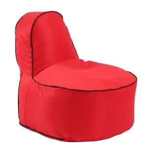 Пуф, стол, 200л., OK Junior, Panama Red, Водоустойчив, Перящ се калъф, Пълнеж от Полистиролни перли, принт, 8478