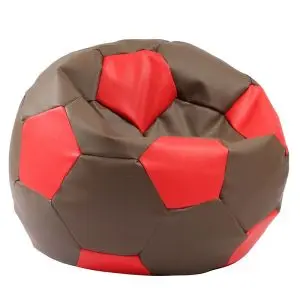 Пуф, топка за деца 2-8 г., 130л. Telstar Junior - Chocolate Strawberries, Еко кожа, Пълнеж от Полистиролни перли, Цвят според складовата наличност, 8208
