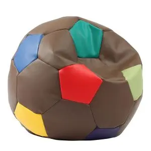 Пуф, топка за деца 2-8 г., 130л. Telstar Junior - Chocolate Sprinkles, Еко кожа, Пълнеж от Полистиролни перли, Цвят според складовата наличност, 8209