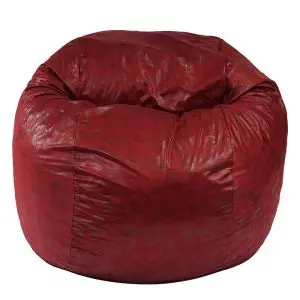 Пуф, Барбарон, 600л., King Size - Cranberry, Перящ се калъф, Трансформира се в легло, Пълнеж с микс от мемори пяна и дунапрен, Гама Premium, 8442