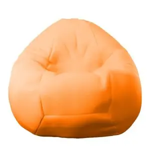 Пуф, круша, 520л., Nirvana Gigant - Orange, PU кожа, Пълнеж от полистиролни перли, 8095
