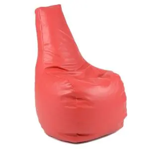 Пуф, стол, 210л., Sunlounger - Rosu, Еко кожа, Пълнеж от полистиролни перли