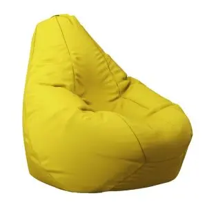 Пуф, круша, 220л., Nirvana Hobbit - Panama Yellow Quince, водоустойчив, Перящ се калъф, Пълнеж от Полистиролни перли