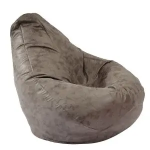 Пуф, круша, 220л., Nirvana Hobbit - Discover Gray, Перящ се калъф, Пълнеж от полистиролни перли, Гама Premium, 8408
