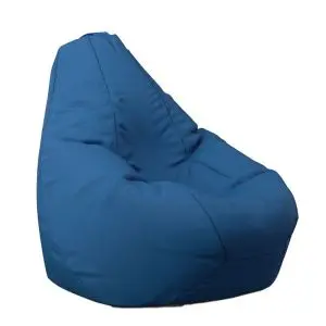 Пуф, круша, 220л., Nirvana Hobbit - Teteron blue, За открито, Перящ се калъф, Пълнеж от Полистиролни перли, 8074