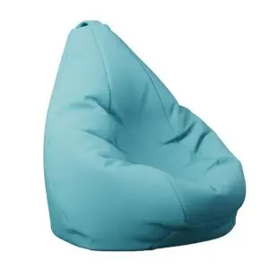 Пуф, круша за деца 4-14 г.,160л. Nirvana Light - Teteron Aqua, За открито, Перящ се калъф, Пълнеж от Полистиролни перли, 8353