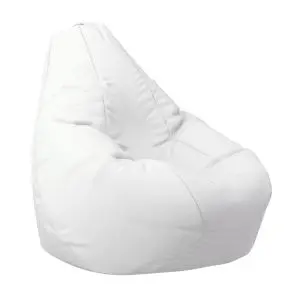 Калъф за пуф круша, 220л., Nirvana Hobbit - Teteron White, (Не съдържа пълнеж), за открито, 8753