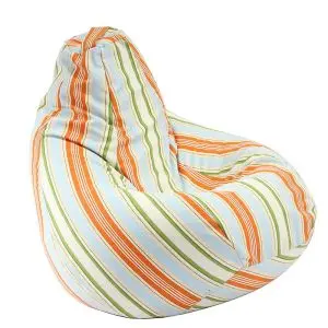 Калъф за пуф круша, 220л., Nirvana Hobbit - Summer breeze, (Не съдържа пълнеж), Гама Premium, 8726
