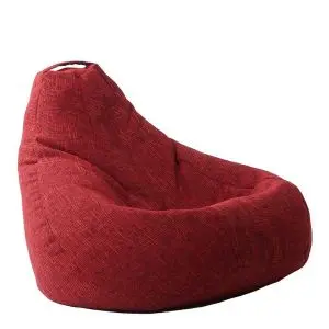 Калъф за пуф круша, 220л., Nirvana Hobbit - Red wine, (Не съдържа пълнеж), Гама Premium Rustic, 8697