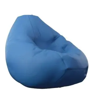 Калъф за пуф круша, 320л., Nirvana Grande - Blue, (Не съдържа пълнеж), Еко кожа, 8609