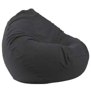 Калъф за пуф круша, 520л., Nirvana Gigant - Eerie Black, (Не съдържа пълнеж), Гама Premium, 8556