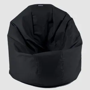 Калъф за пуф 330л., Relaxo XL - Teteron Black, (Не съдържа пълнеж), за открито, 8902