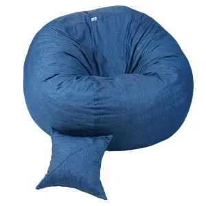 Комплект, Барбарон и декоративна възглавница, 450л. Matusalem - Denim, Перящ се калъф, Подходящ за деца, Пълнеж с микс от мемори пяна и дунапрен, Гама Premium, 2455